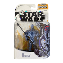 Star Wars Clone Wars Cartoon Network Durge Action Figure (NON-MINT PACKAGE)