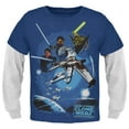 thumbnail image 1 of Star Wars - Clone Wars Jedi Juvy 2fer Long Sleeve T-Shirt - Juvy Large, 1 of 1