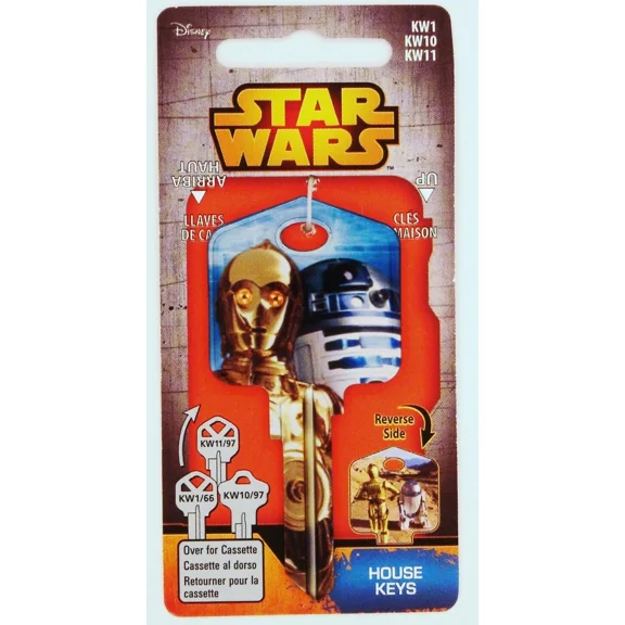 Star Wars Collectible House Key R2-D2 & C-3POWith REBELS BACKING