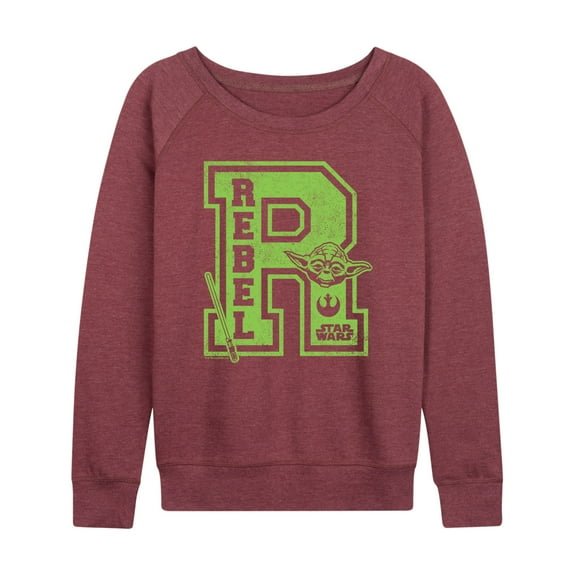 Star Wars - Collegiate Rebel - Women's French Terry Pullover Sweatshirt