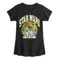 thumbnail image 1 of Star Wars - Collegiate - Toddler And Youth Girls Fitted Short Sleeve Tee, 1 of 4