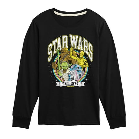 Star Wars - Yoda and friends Collegiate - Toddler And Youth Long Sleeve Tee