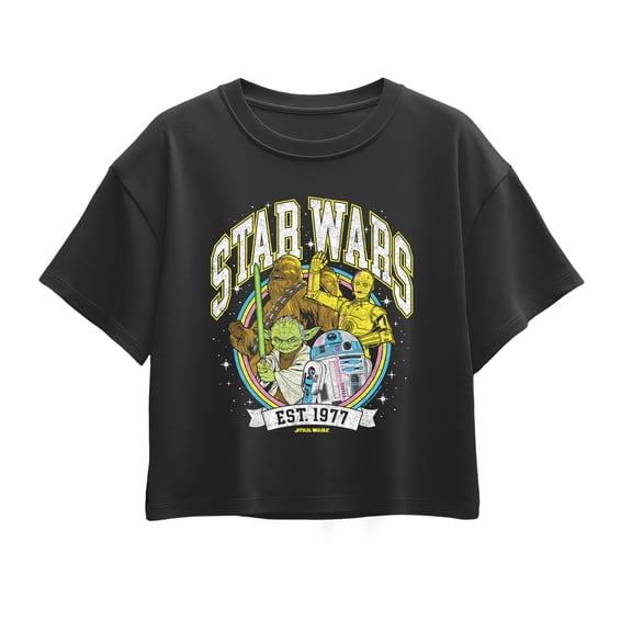Star Wars - Collegiate - Youth Girls Boxy T-Shirt