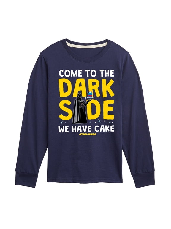 - Come To The Dark Side Boys' Long Sleeve Graphic T-Shirt