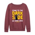 thumbnail image 1 of Star Wars - Come To The Dark Side - Women's French Terry Pullover Long Sleeve Shirt, 1 of 4