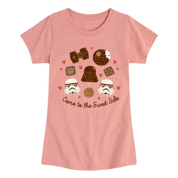 Star Wars - Come to the Sweet Side Fitted Short Sleeve Graphic T-Shirt