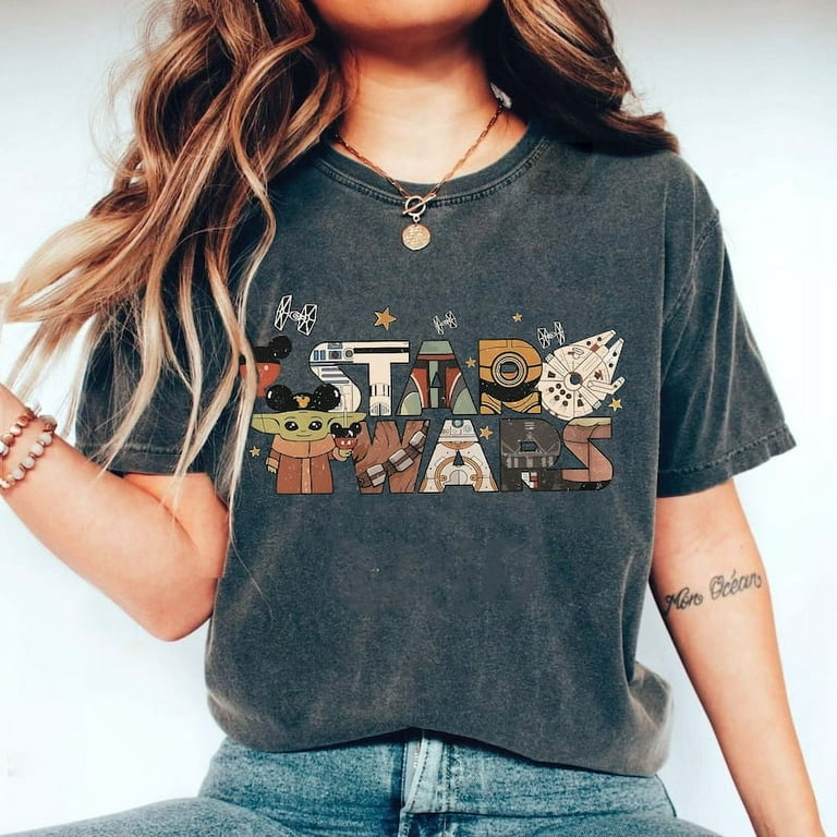 Star Wars Comfort Colors Shirt Vintage Baby Yoda Star Wars Shirt Galaxy s Edge Shirt Star Wars Grogu Shirt Space Wars Galaxy Shirt YEN2807CC2 NAOMITEE UNISEX T SHIRT. Walmart