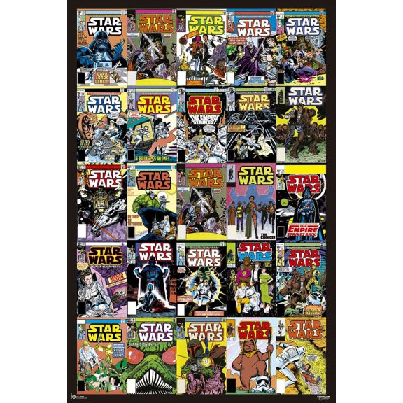 Star Wars Comic Covers Poster (24 x 36)
