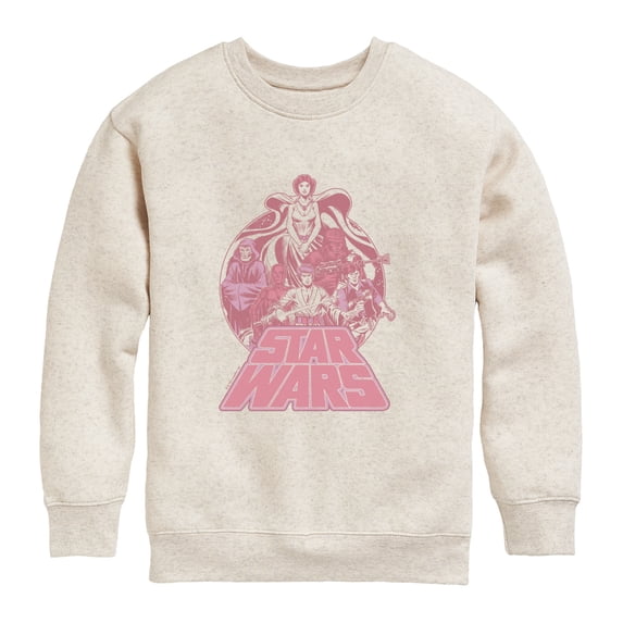 Star Wars - Comic Group Boys' Graphic Long Sleeve Fleece Sweatshirt
