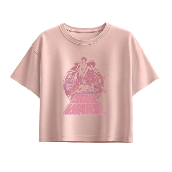 Star Wars - Comic Group Short Sleeve Boxy Graphic T-Shirt