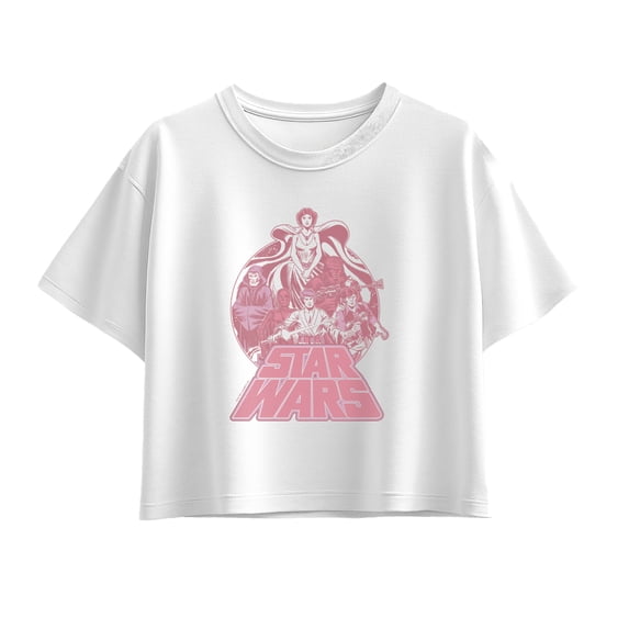 Star Wars - Comic Group Short Sleeve Boxy Graphic T-Shirt