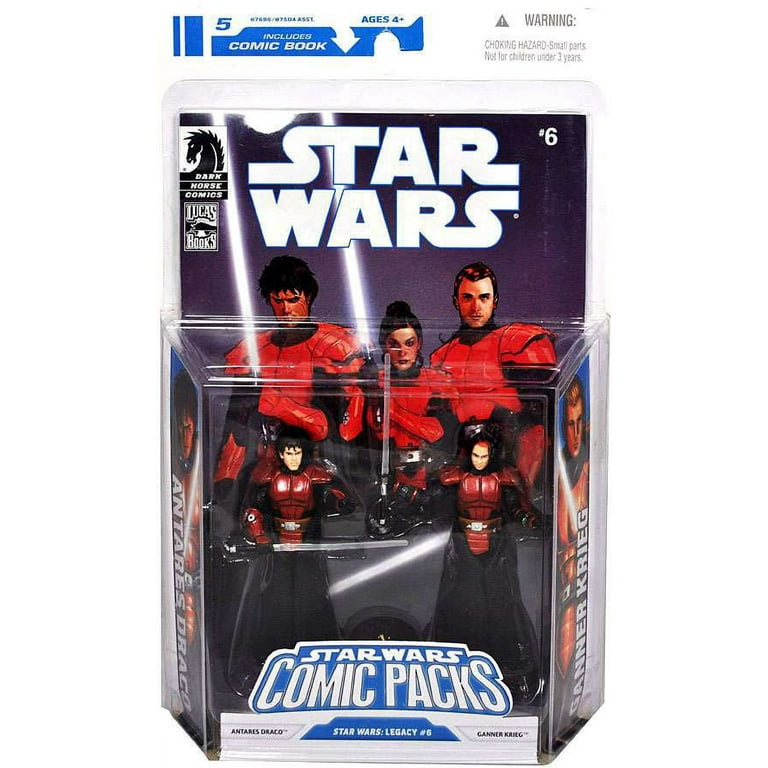 Star Wars Comic Packs 2009 Antares Draco Ganner Krieg Action