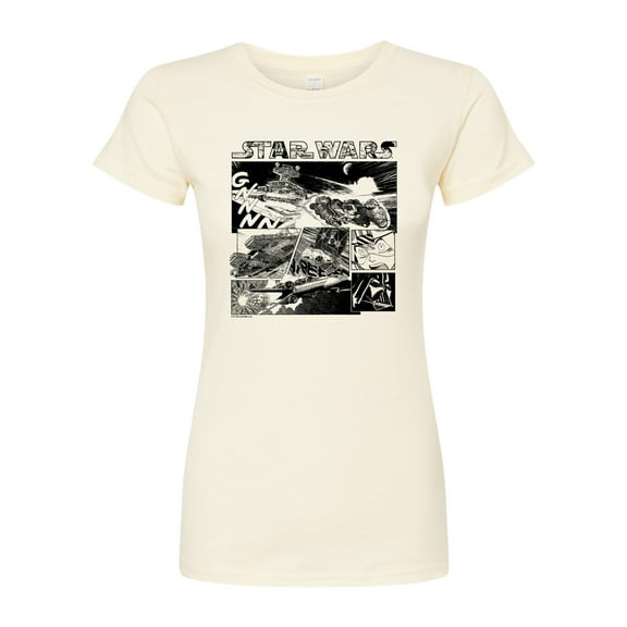 Star Wars - Comic Panel - Juniors Fitted Tee