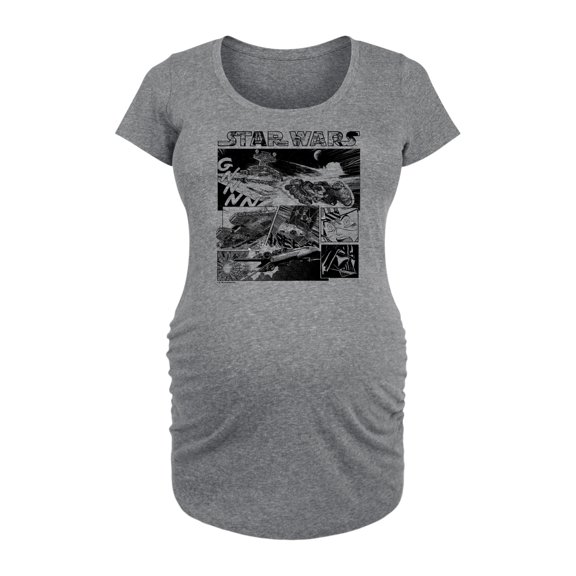 Star Wars - Comic Panel - Maternity Scoop Neck Tee