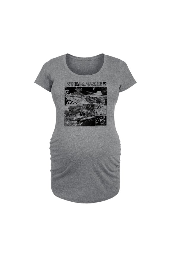 - Comic Panel - Maternity Scoop Neck Tee