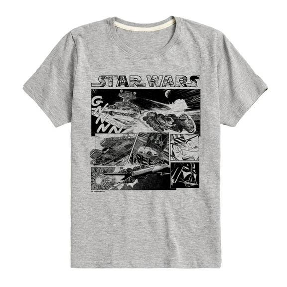 Star Wars - Comic Panel - Toddler And Youth Short Sleeve Tee