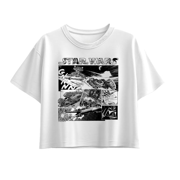 Star Wars - Comic Panel - Youth Girls Boxy T-Shirt