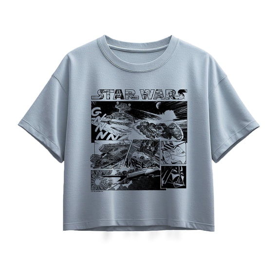 Star Wars - Comic Panel - Youth Girls Boxy T-Shirt