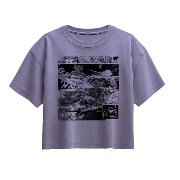 Star Wars - Comic Panel - Youth Girls Boxy T-Shirt