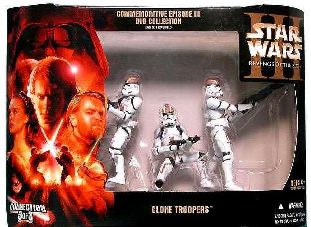 Star Wars Commemorative Episode III DVD Collection Clone Troopers