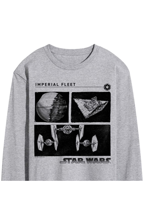 - Concept Imperial - Men's Long Sleeve Graphic T-Shirt