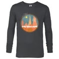 thumbnail image 1 of Star Wars Coruscant The Capital of the Galaxy - Long Sleeve T-Shirt for Men - Customized-Charcoal Heather, 1 of 5