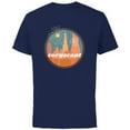 thumbnail image 1 of Star Wars Coruscant The Capital of the Galaxy - Short Sleeve Cotton T-Shirt for Adults - Customized-Navy, 1 of 5