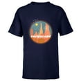 thumbnail image 1 of Star Wars Coruscant The Capital of the Galaxy - Short Sleeve T-Shirt for Kids - Customized-Navy, 1 of 5