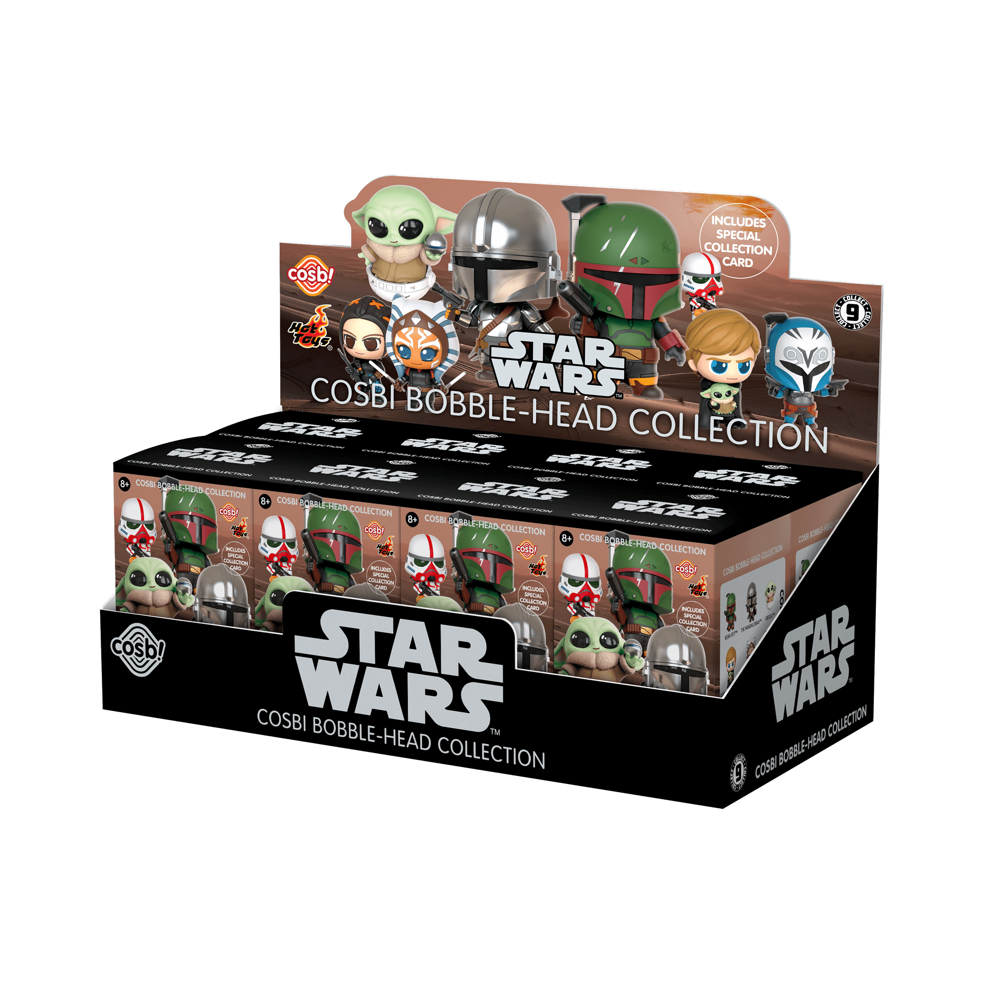 Star Wars Cosbi Bobble Head Collection - Case of 8 Blind Boxes