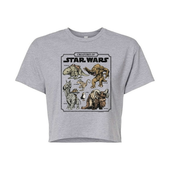 Star Wars - Creatures Of - Juniors Cropped Tee