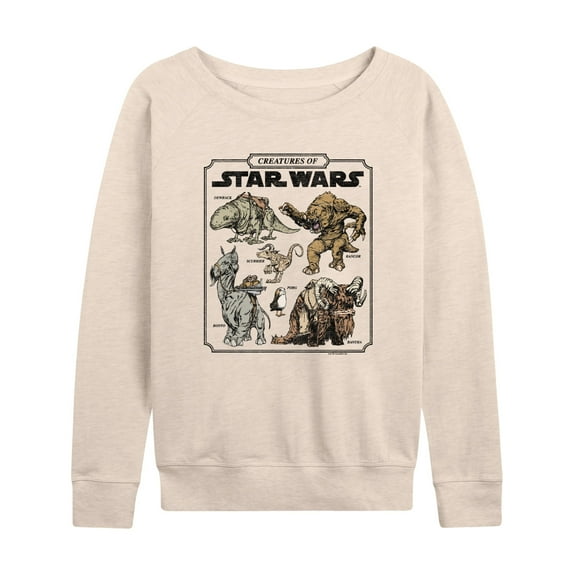 Star Wars - Creatures Of - Women's French Terry Pullover Sweatshirt