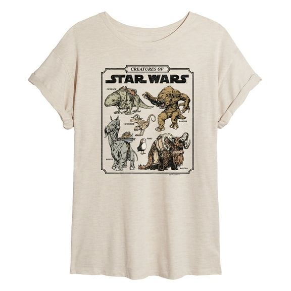 Star Wars - Creatures Of - Women's Oversized Tee