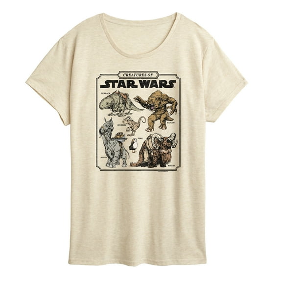 Star Wars - Creatures Of - Women's Short Sleeve Classic Fit Tee