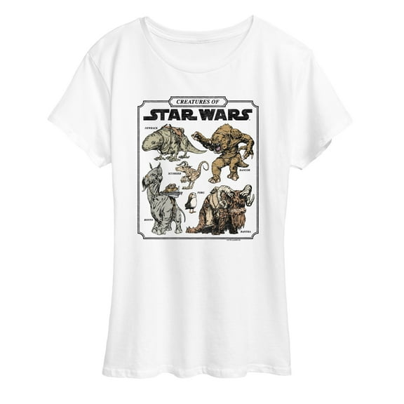 Star Wars - Creatures Of - Women's Short Sleeve Classic Fit Tee