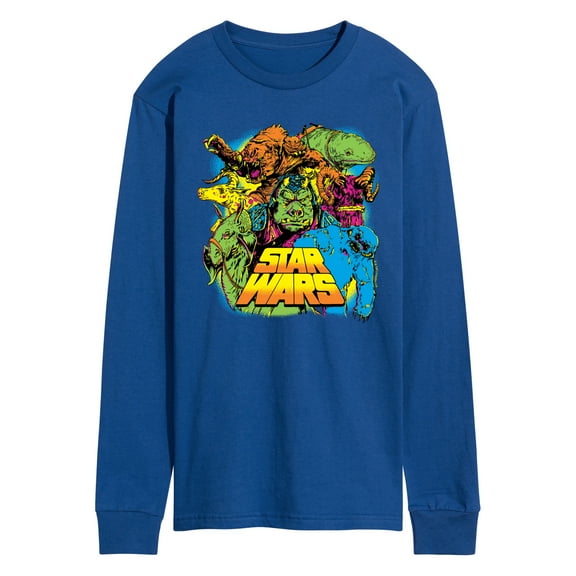 Star Wars - Neon Alien Creatures - Men's Long Sleeve Graphic T-Shirt