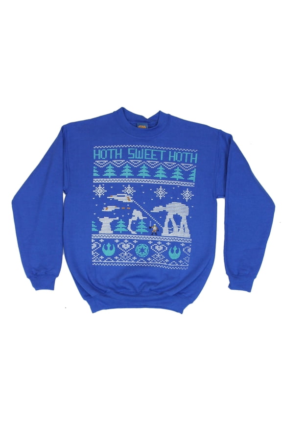 Crewneck Sweatshirt -"Hoth Sweet Hoth" Christmas Sweater Style Image (X-Small)