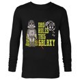thumbnail image 1 of Star Wars Cute Darth Vader Dad Rules This Galaxy - Long Sleeve T-Shirt for Men - Customized-Black, 1 of 5