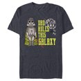 thumbnail image 1 of Star Wars Cute Darth Vader Dad Rules This Galaxy - Short Sleeve Blended T-Shirt for Adults - Customized-Navy Heather, 1 of 5