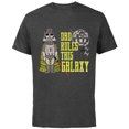 thumbnail image 1 of Star Wars Cute Darth Vader Dad Rules This Galaxy - Short Sleeve Cotton T-Shirt for Adults - Customized-Charcoal, 1 of 5