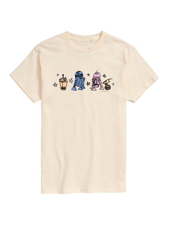 - Cute Droids Men's Short Sleeve Graphic T-Shirt