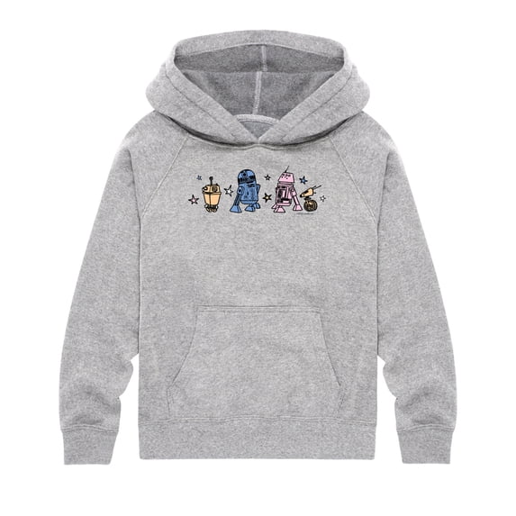 Star Wars - Cute Droids - Youth Boys Fleece Hoodie Sweatshirt