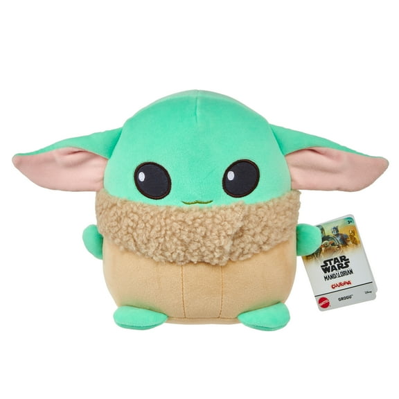 Star Wars Cuutopia 7-in Grogu Plush Character, Soft Rounded Pillow Doll for 3 Years & Up