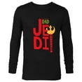 thumbnail image 1 of Star Wars Dad Jedi Master Father's Day - Long Sleeve T-Shirt for Men - Customized-Black, 1 of 5