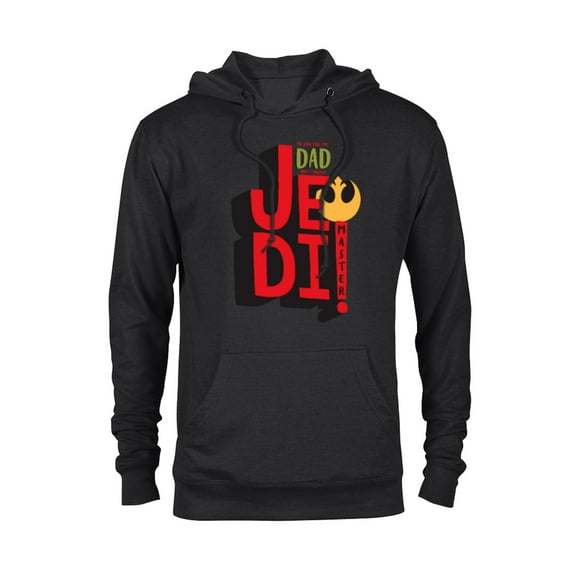 Star Wars Dad Jedi Master Father's Day - Pullover Hoodie for Adults - Customized-Black