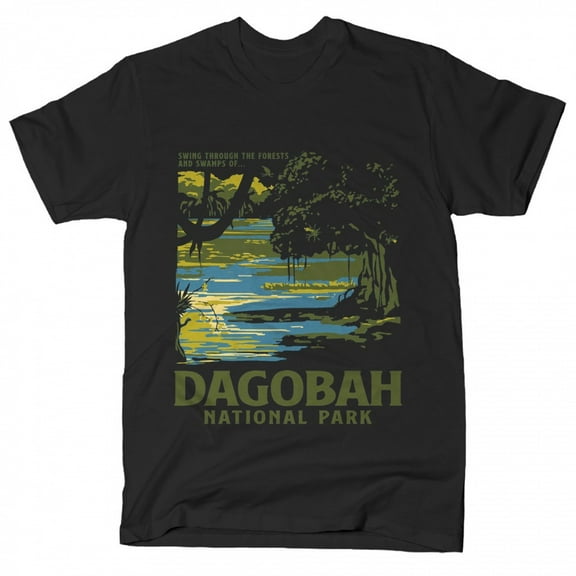 Star Wars Dagobah National Park T-Shirt-XLarge