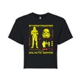 thumbnail image 1 of Star Wars - Dark Digital St - Juniors Cropped Tee, 1 of 5