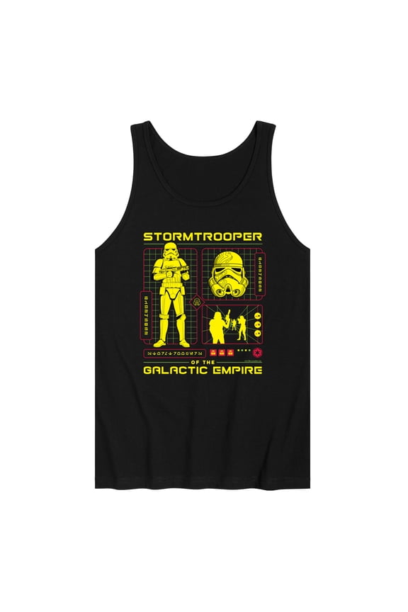 - Dark Digital Storm Trooper - Men's Sleeveless Graphic Tank