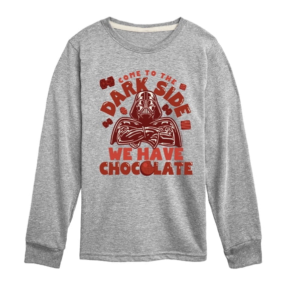 Star Wars - Dark Side Chocolate - Youth Boys Long Sleeve Graphic T-Shirt