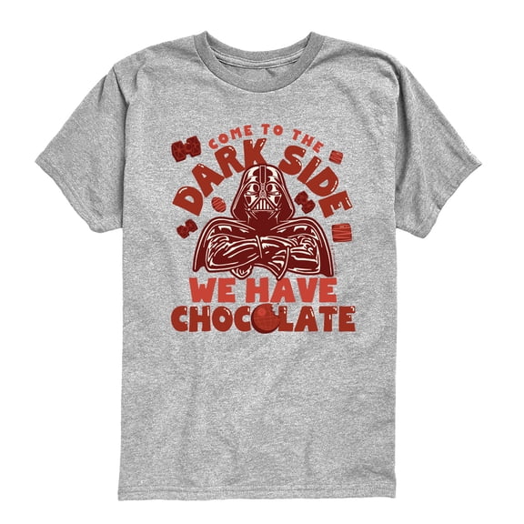Star Wars - Dark Side Chocolate - Youth Boys Short Sleeve Graphic T-Shirt