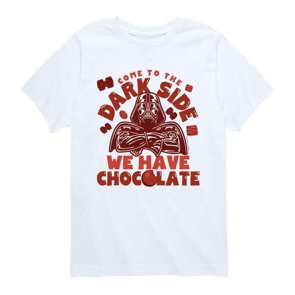 Star Wars - Dark Side Chocolate - Youth Boys Short Sleeve Graphic T-Shirt